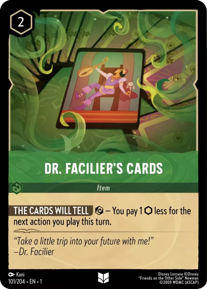 Dr. Facilier's Cards
