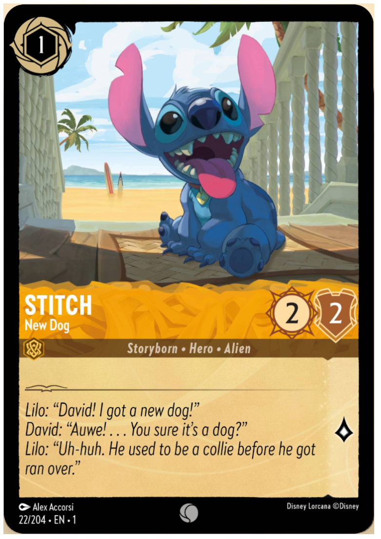 Stitch - New Dog