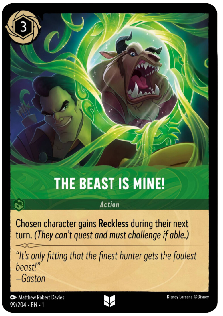 The Beast is Mine!