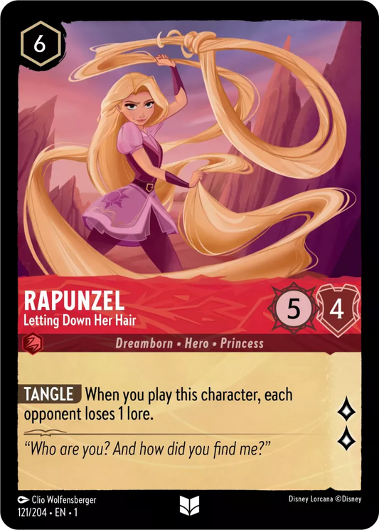 Rapunzel - Letting Down Her Hair