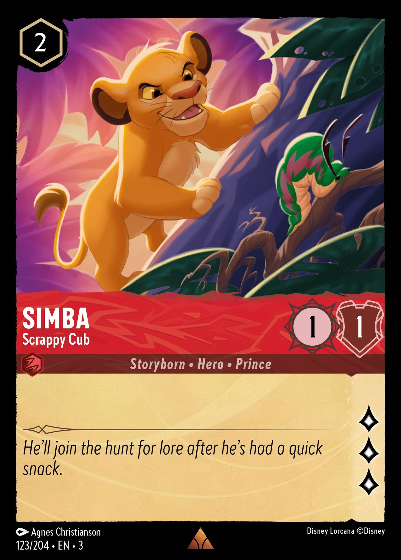 Simba - Scrappy Cub | Disney Lorcana – Lorcana Store