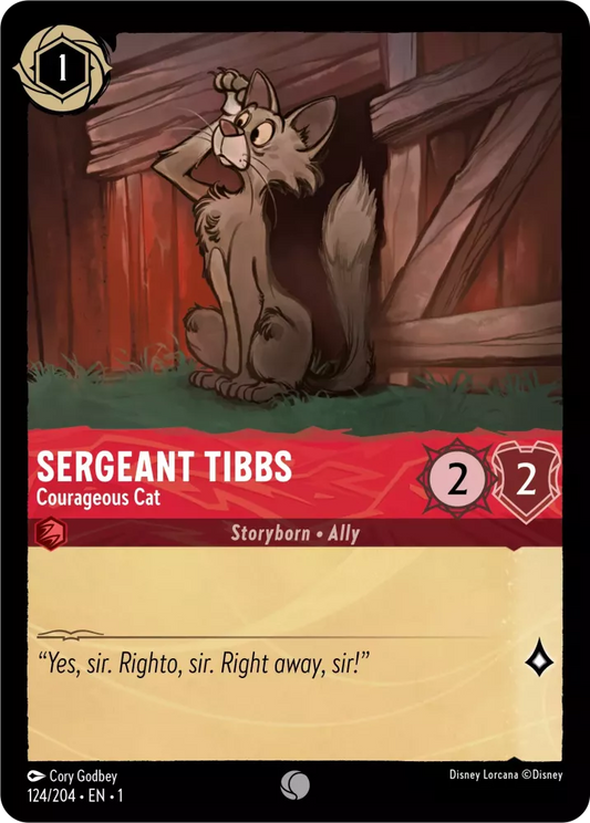 Sergeant Tibbs - Courageous Cat