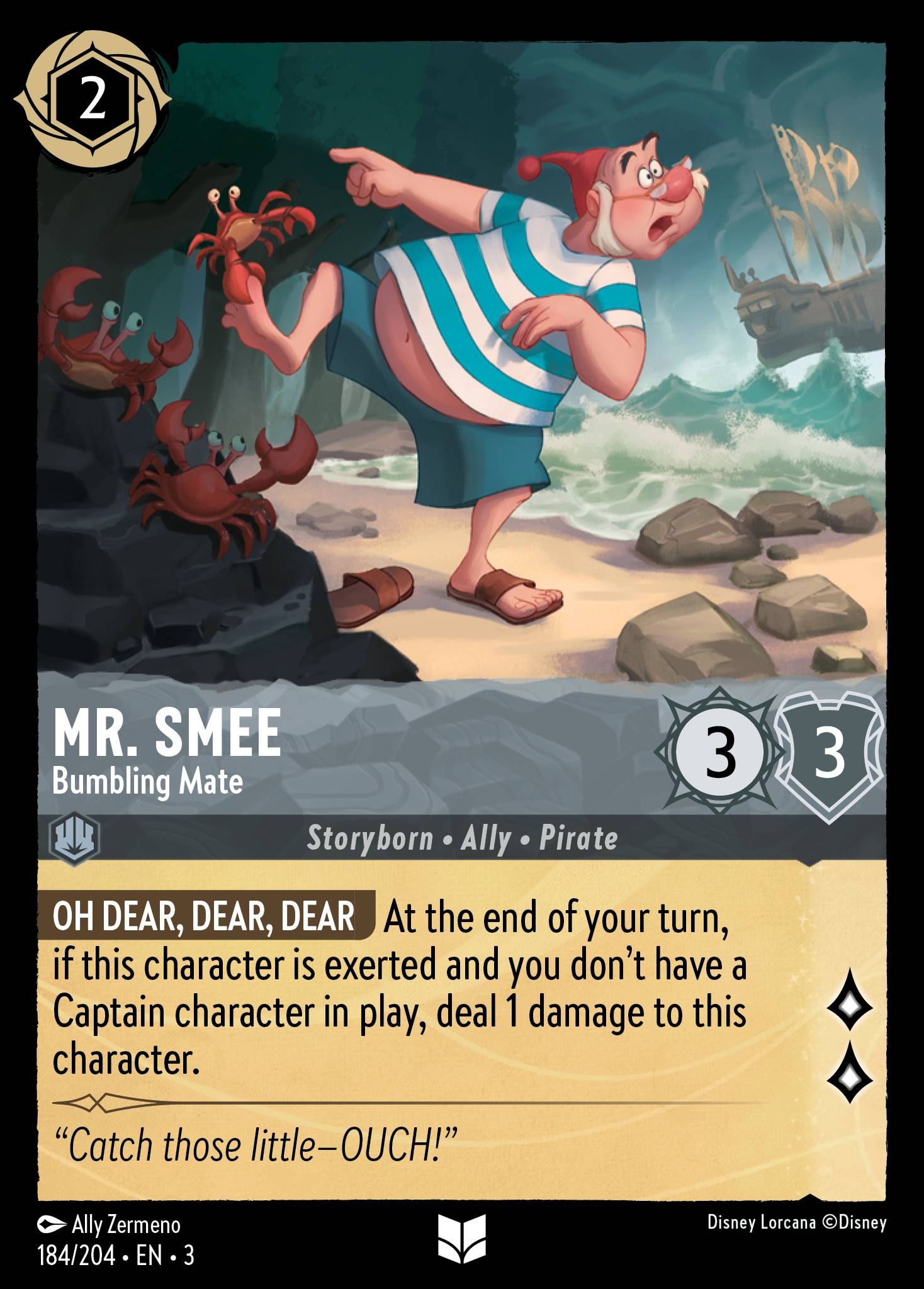 Mr Smee - Clumsy Sailor | Disney Lorcana – Lorcana Store