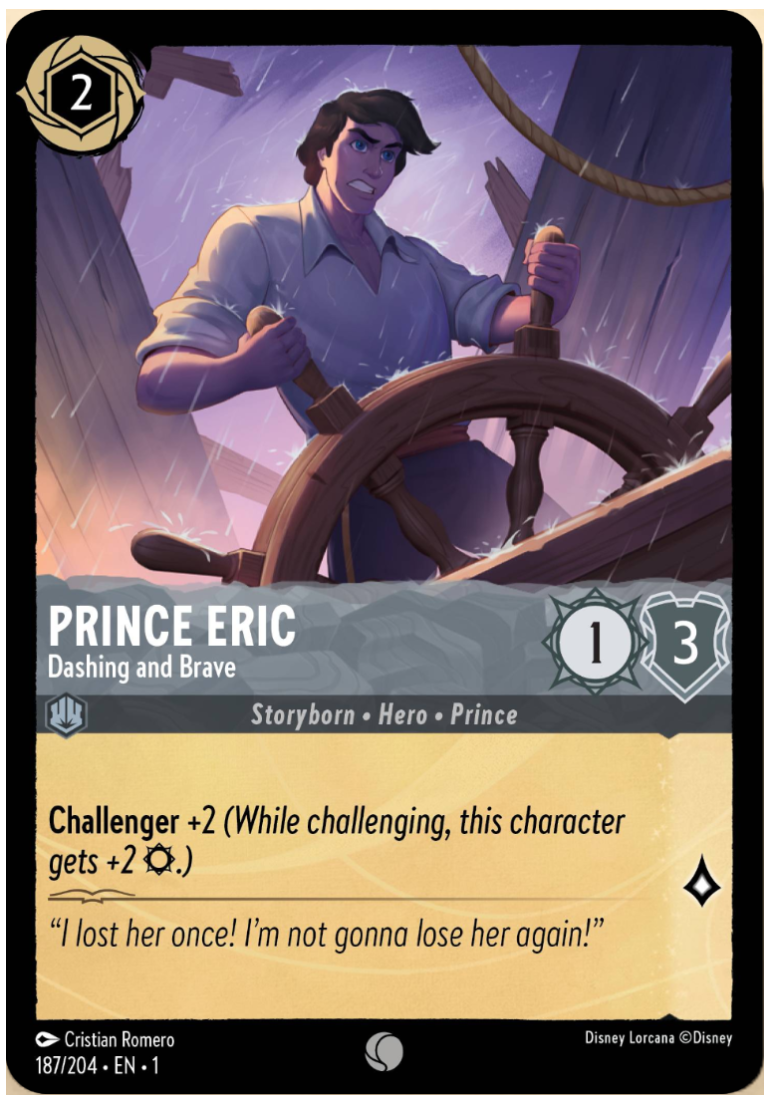 Prince Eric - Dashing and Brave
