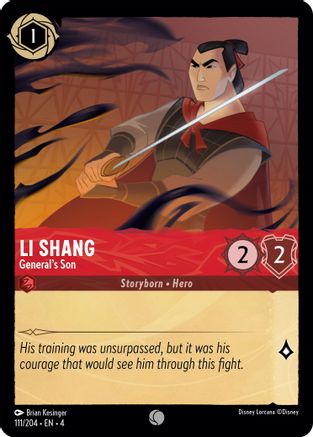 Li Shang - Generals Son