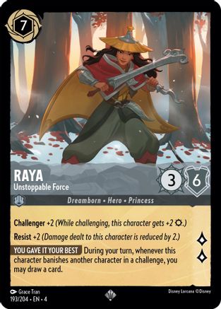 Raya - Unstoppable Force