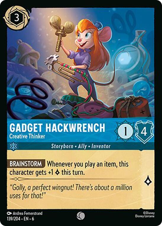 Gadget Hackwrench - Creative Thinker