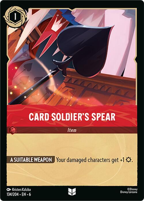 Card Soldier's Spear