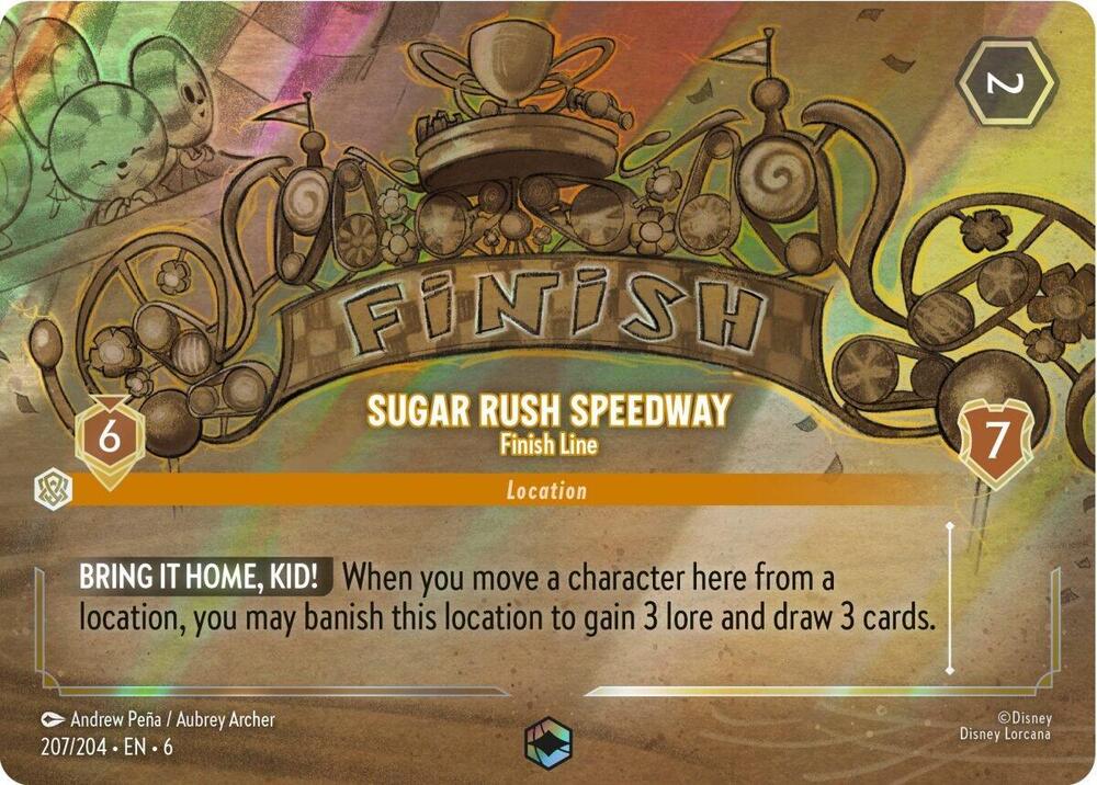 Sugar Rush Speedway - Finish Line (Enchanted)