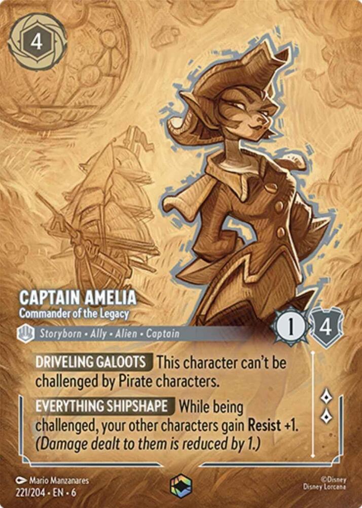 Captain Amelia - Commander of the Legacy (Enchanted)