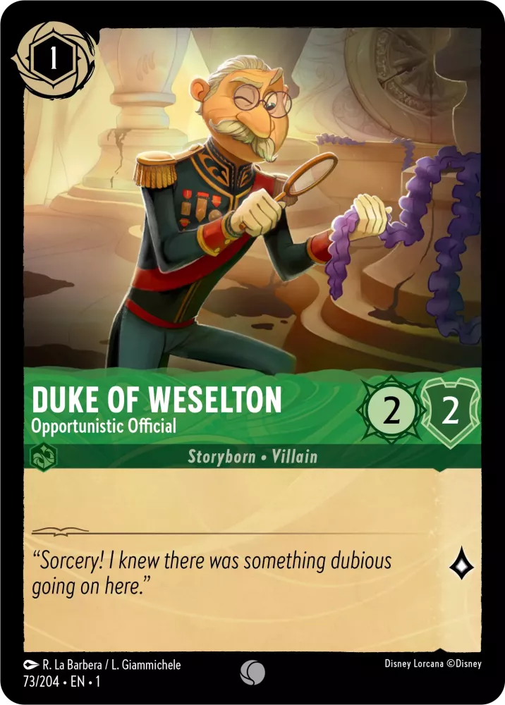 Duke of Weselton Trading Card - Official Store