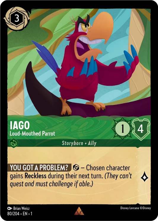 Iago - Loud-Mouthed Parrot