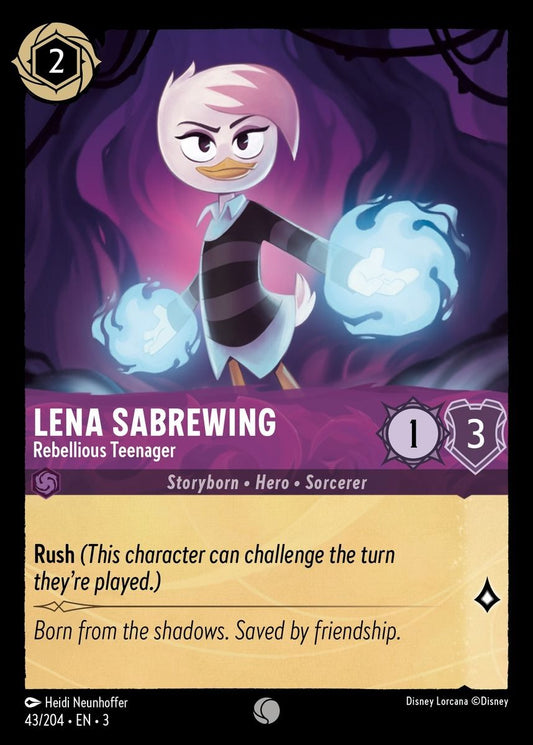 Lena Sabrewing- Rebellious Teenager