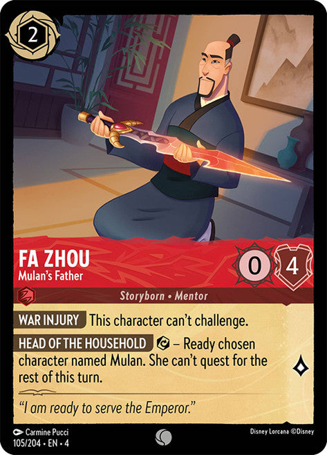 Fa Zhou - Mulans Father