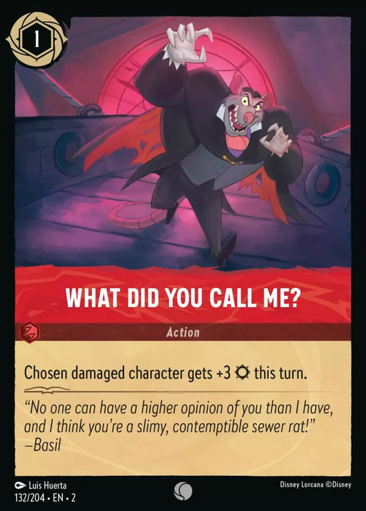 What DId You Call Me?