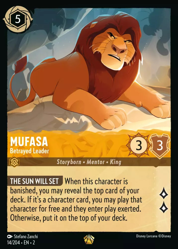 Mufasa - Betrayed Leader | Disney Lorcana – Lorcana Store