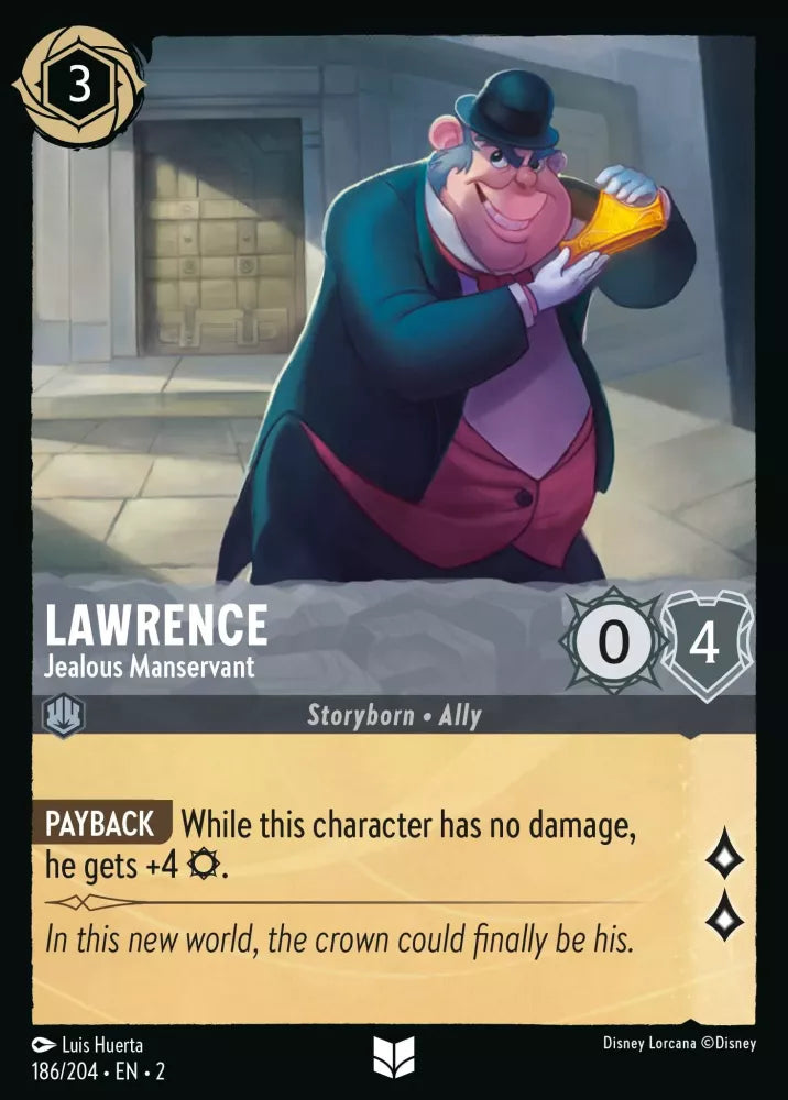 Lawrence - Jealous Manservant | Disney Lorcana – Lorcana Store