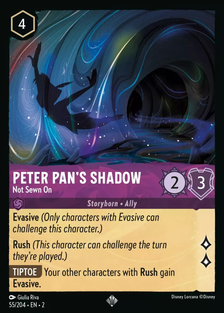 Peter Pan's Shadow - Not Sewn On